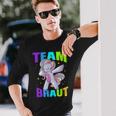 Team Braut Einhorn Hochzeit Unicorn Junggesellenabschied Langarmshirts Geschenke für Ihn