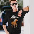 Team Haflinger Unserherzenspony Haflinger Pony Langarmshirts Geschenke für Ihn