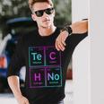 Techno Sintetizador Químico Rave Music Edm Music Festival Camiseta de manga larga Regalos para él