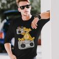 Teddy Bear Boombox By San Francisco Street Artist Zamiro Long Sleeve T-Shirt Gifts for Him