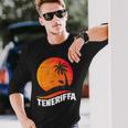 Tenerife Sunset Langarmshirts Geschenke für Ihn