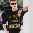 Total Solar Eclipse 2024 America Totality 40824 Astronomy Long Sleeve T-Shirt Gifts for Him
