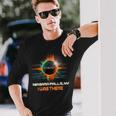 Total Solar Eclipse Retro Niagara Falls New York Ny Long Sleeve T-Shirt Gifts for Him