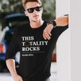 This Totality Rocks America Total Solar Eclipse April 8 2024 Long Sleeve T-Shirt Gifts for Him