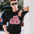 Tres Cerditos Regalo Japonés Kawaii Camiseta de manga larga Regalos para él