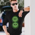 Two Peas In A Pod Pea Costume Long Sleeve T-Shirt Gifts for Him