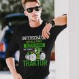 Unterschätze Niemals Einen Alten Mann Mit Einem Traktor Opa Langarmshirts Geschenke für Ihn