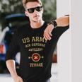 Us Army Air Defense Artillery Retired Army Veteran Long Sleeve T-Shirt Gifts for Him