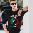 Vaffanculo Italian Flag Langarmshirts Geschenke für Ihn