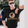 Vintage Caucasians Pride Caucasian Man Long Sleeve T-Shirt Gifts for Him