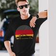 Vintage German Classic Car German Flag Long Sleeve T-Shirt Gifts for Him