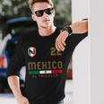 Vintage Mexico Jersey Futbol Soccer Flag Fan Long Sleeve T-Shirt Gifts for Him