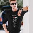 Vintage Palestine Flag Palestine Heart Palestine Trip 2024 Long Sleeve T-Shirt Gifts for Him