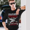 Vintage Retro Legal Gun Owners Have Over 200M Guns On Back Long Sleeve T-Shirt Gifts for Him