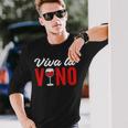 Viva Laino – Weinliebhaber Rotwein Weißwein Langarmshirts Geschenke für Ihn