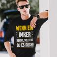 Wenn Ein Ein Imker Rennt Solltest Du Auch Bienenzüchter Langarmshirts Geschenke für Ihn