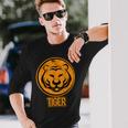 Wildlife Animal Tigercat Sun Tiger Long Sleeve T-Shirt Gifts for Him