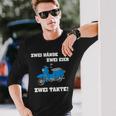 Zwei Hände Zwei Eier Zwei Takte Simsonfahrer Schwalbe Langarmshirts Geschenke für Ihn