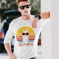 Alpapa Alpakaatertag Bester Papaater Fan Lamaatertag Raglan Langarmshirts Geschenke für Ihn