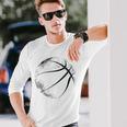 Basketball Graphic Basketball Long Sleeve T-Shirt Gifts for Him
