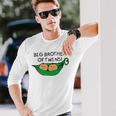 Big Brother Of Twins Two Peas In A Pod Long Sleeve T-Shirt Gifts for Him