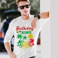 Birthday King Jamaica 2024 Jamaican Vacation Trip Men_S Long Sleeve T-Shirt Gifts for Him