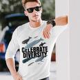 Celebrar La Diversidad Tipos De Regalos De Ballenas Para Los Amantes De Las Ballenas Camiseta de manga larga Regalos para él