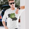 Cute Frog And Skateboard Kawaii Cottagecore Aesthetic Long Sleeve T-Shirt Gifts for Him