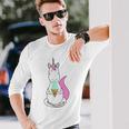 Cute Summer Unicorn Magic Ice Cream Mint & Pink S500036 Long Sleeve T-Shirt Gifts for Him