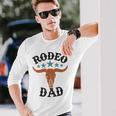 Dad 1St First Birthday Cowboy Western Rodeo Party Matching Long Sleeve T-Shirt Gifts for Him