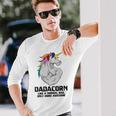 Dadacorn Muscle Dad Unicorn Fathers Day Long Sleeve T-Shirt Gifts for Him