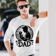 Damenatertag Erstes Mal Papa 2024 Soon To Be Dad New Dad Mit-Ausschnitt Langarmshirts Geschenke für Ihn