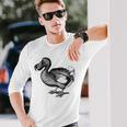 Dodo Bird Print Langarmshirts Geschenke für Ihn