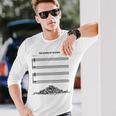 El Sonido Del Silencio Musical Divertido Camiseta de manga larga Regalos para él