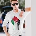 Fist Of Palestine De Palestina Sin Mangas Camiseta de manga larga Regalos para él