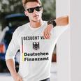Gesucht Vom Deutschen Finanzamt Tax Evasion White Langarmshirts Geschenke für Ihn