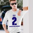 Greece Sauf Jersey Keinharis Saufnamen Langarmshirts Geschenke für Ihn