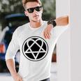 Heartagram Pentagram Langarmshirts Geschenke für Ihn