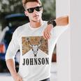 Howdy Cojo Johnson Western Style Team Johnson Family Reunion Long Sleeve T-Shirt Gifts for Him