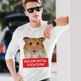 Ich Bin Notal Tüchtern Hamster Meme Total Schüchtern Langarmshirts Geschenke für Ihn