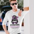 International Women's Day 2024 8 March Iwd Inspire Inclusion Long Sleeve T-Shirt Gifts for Him