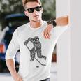 Jugador De Hockey Sobre Hielo Juvenil Niños Hombres Camiseta de manga larga Regalos para él