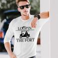 Loopin The Fort Camping Wilderness Golf Cart Looping Long Sleeve T-Shirt Gifts for Him
