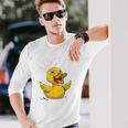 Lucky Rubber Ducks Duckling Duckies Long Sleeve T-Shirt Gifts for Him