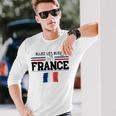 Maillot Supporter France-Equipe De France-Drapeau Tricolore T-shirt à manches longues Cadeaux pour lui