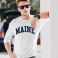 Maine Throwback Classic Long Sleeve T-Shirt Gifts for Him