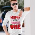 Mama Of The Sweet One Strawberry Birthday Family Party Long Sleeve T-Shirt Gifts for Him