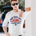 New York City Sport Co Football Baseball Basketball Fan Long Sleeve T-Shirt Gifts for Him