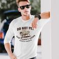 North Dakota Do Not Pet The Fluffy Cows Bison Souvenir Long Sleeve T-Shirt Gifts for Him