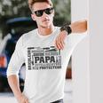 Papa Bricoleur Protecteur Héros Fête Des Pères Papa T-shirt à manches longues Cadeaux pour lui